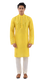 Designer Yellow Mirror Work Indo Western Kurta-RK4245