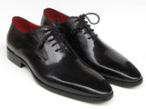 Paul Parkman Men's Black Oxfords Leather Upper and Leather Sole Shoes (Id#019) Size 12-12.5 D(M) US