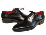 Paul Parkman Men's Black Oxfords Leather Upper and Leather Sole Shoes (Id#019) Size 12-12.5 D(M) US