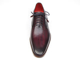 Image Title Paul Parkman Men's Plain Toe Oxfords Leather Purple Shoes (Id#019) Size 10.5-11 D(M) US
