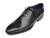 Paul Parkman Men's Shoes Plain Toe Oxfords Whole-cut Black Leather Shoes (Id#025)