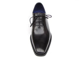 Paul Parkman Men's Shoes Plain Toe Oxfords Whole-cut Black Leather Shoes (Id#025) Size 6 D(M) US