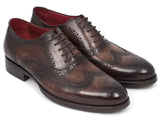 Image Title Paul Parkman Wingtip Oxfords Goodyear Welted Brown Shoes (ID#027-BRW) Size 12-12.5 D(M) US