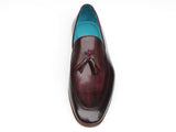 Image Title Paul Parkman Men's Tassel Loafer Black & Purple Shoes (Id#049) Size 12-12.5 D(M) US