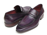 Image Title Paul Parkman Men's Purple Loafers Handmade Slip-On Shoes (Id#068) Size 7.5 D(M) US
