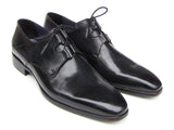 Image Title Paul Parkman Men's Ghillie Lacing Plain Toe Black Shoes (Id#076)
