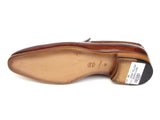 Image Title Paul Parkman Men's Tassel Loafer Camel & Brown Hand-Painted Shoes (Id#083) Size 8-8.5 D(M) US