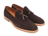 Paul Parkman Men's Tassel Loafer Brown Suede Shoes (Id#087) Size 6 D(M) US