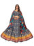 Navratri Special Blue Printed Lehenga Choli with Multicolor Dupatta- NN-1003