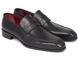 Image Title Paul Parkman Men's Penny Loafer Black Calfskin Shoes (ID#10BLK29) Size 9.5-10 D(M) US
