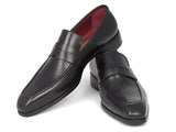Image Title Paul Parkman Men's Penny Loafer Black Calfskin Shoes (ID#10BLK29) Size 10.5-11 D(M) US