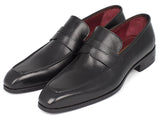 Paul Parkman Men's Penny Loafer Black Calfskin Shoes (ID#10BLK29) Size 9.5-10 D(M) US