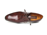 Image Title Paul Parkman Men's Oxford Brown & Bordeaux Dress Shoes (Id#22T55) Size 10.5-11 D(M) Us