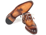 Image Title Paul Parkman Goodyear Welted Ghillie Lacing Wingtip Brogues Shoes (ID#2955-CML) Size 6 D(M) US