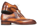 Image Title Paul Parkman Goodyear Welted Ghillie Lacing Wingtip Brogues Shoes (ID#2955-CML) Size 6 D(M) US