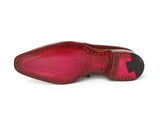 Image Title Paul Parkman Goodyear Brown Welted Square Toe Apron Derby Shoes (Id#322A7) Size 8-8.5 D(M) Us