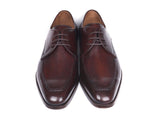 Paul Parkman Brown & Bordeaux Leather Apron Derby Shoes (ID#33BRD92) Size 11.5 D(M) US
