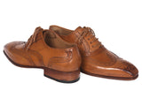 Paul Parkman Wingtip Oxfords Cognac Shoes (ID#5447-CGN) Size 10.5-11 D(M) US