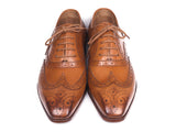 Paul Parkman Wingtip Oxfords Cognac Shoes (ID#5447-CGN) Size 11.5 D(M) US