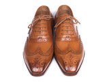 Image Title Paul Parkman Wingtip Oxfords Cognac Shoes (ID#5447-CGN)