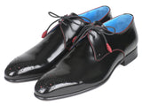 Image Title Paul Parkman Medallion Toe Black Derby Shoes (ID#54RG88) Size 6 D(M) US