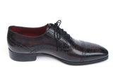 Image Title Paul Parkman Men's Captoe Oxfords Bronze & Black Shoes (Id#77U844) Size 13 D(M) US