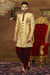 Captivating Cream and Maroon Indian Wedding Indo-Western Sherwani for Men -IW47810SNT