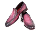 Image Title Paul Parkman Perforated Leather Loafers Purple Shoes (ID#874-PURP) Size 13 D(M) US