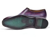 Paul Parkman Side Lace Oxfords Purple Shoes (ID#901F89) Size 6.5-7 D(M) US