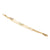 Rivka Friedman 18K Gold Clad Multiple Row Petite 3 Station Faceted Rose Quartz-New Jade-Grey Chalcedony Bracelet