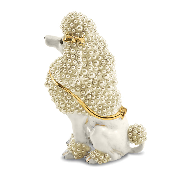 Lux by Jere Bejeweled FIFI French Poodle Trinket Box – Saris and Things