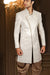 Abstemious Beige Indian Wedding Indo-Western Sherwani for Men -BL1022