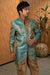 Uber Cool Indian Wedding Indo-Western Sherwani for Men -BL1024