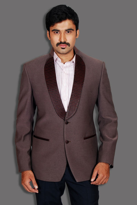 Light Brown Stylish Linen Blazer For Men - BL5018SNT