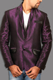 Flamboyant Russell Purple Blazer for Men