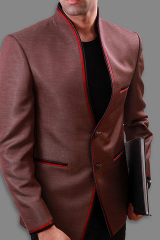 Image Title Stylish High Neck Blazer For Men - BL5050SNT