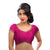 Designer Indian Traditional Magenta Sweetheart-Neck Saree Blouse Choli (CO-203-Magenta)