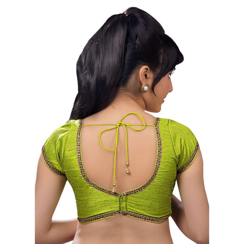 Image Title Designer Indian Traditional Liril Sweetheart-Neck Saree Blouse Choli (CO-203-Liril)