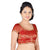 Designer Indian Traditional Maroon Brocade Silk Padded Cap Sleeves Saree Blouse Choli (Co-86B)