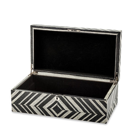 Image Title Brazilian Wild Walnut Veneer Locking Jewelry Box