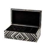 Image Title Brazilian Wild Walnut Veneer Locking Jewelry Box