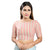 Modish Light Pink Designer Indian Round Neck Saree Blouse Choli (LEC-1481ELB-Light-Pink)