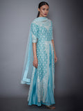 RI-Ritu-Kumar-Aquamarine-Embroidered-Kurta-With-Dupatta-And-Palazzo-Side-View2