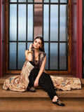 RI-Ritu-Kumar-Beige-And-Burgundy-Embroidered-Kurti-With-Dhoti-Trousers-Complete-View