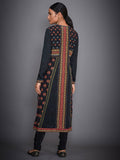 RI-Ritu-Kumar-Black-And-Red-Hand-Embroidered-Suit-Set-Back