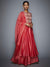 RI Ritu Kumar Coral Embroidered Anarkali Suit