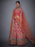 RI Ritu Kumar Fuchsia & Orange Embroidered Lehenga Set