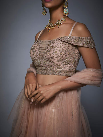 Image Title RI-Ritu-Kumar-Pastel-Pink-Floral-Lehenga-Set-CloseUp