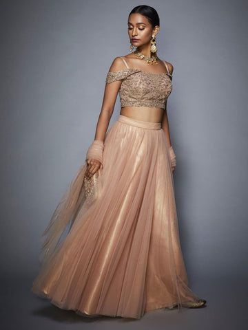 Image Title RI-Ritu-Kumar-Pastel-Pink-Floral-Lehenga-Set-Side-View2