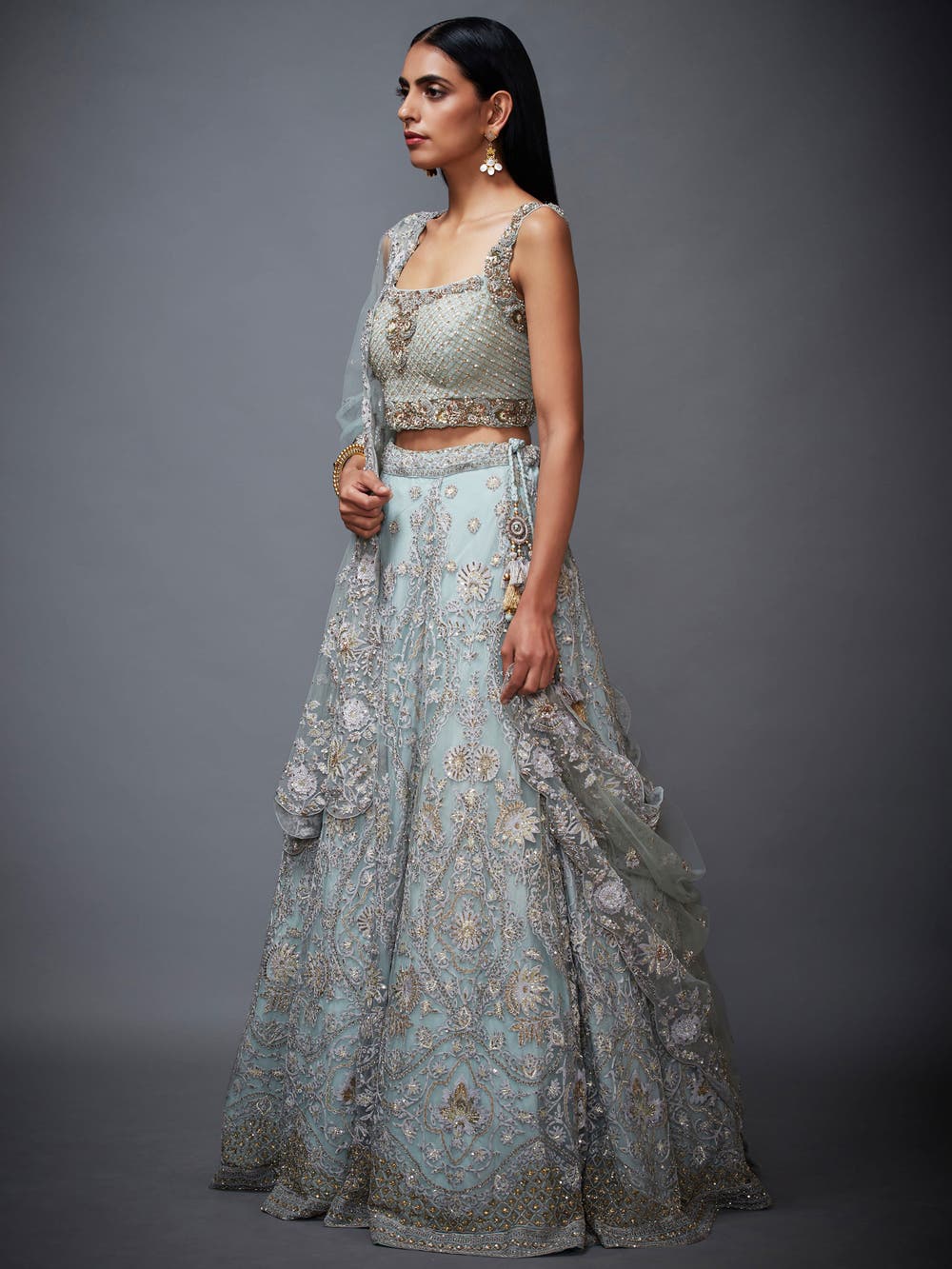 Image Title RI-Ritu-Kumar-Powder-Blue-Net-Lehenga-Set-Side-View1